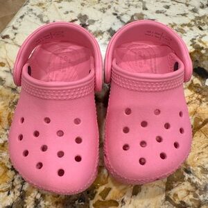 Pink Toddler Crocs